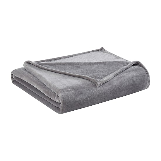 Truly Soft Solid Velvet Plush Throw