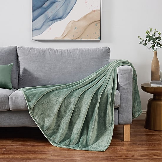 Cannon Solid Plush Throw