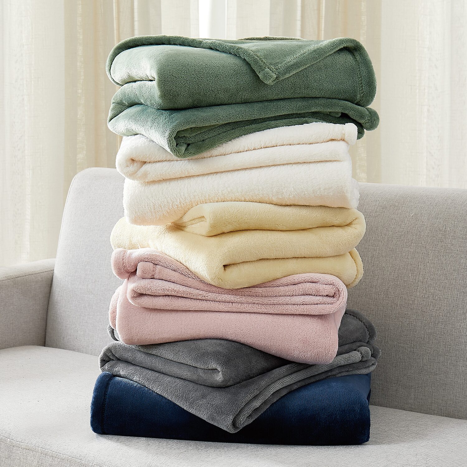 Cannon Solid Plush Throw