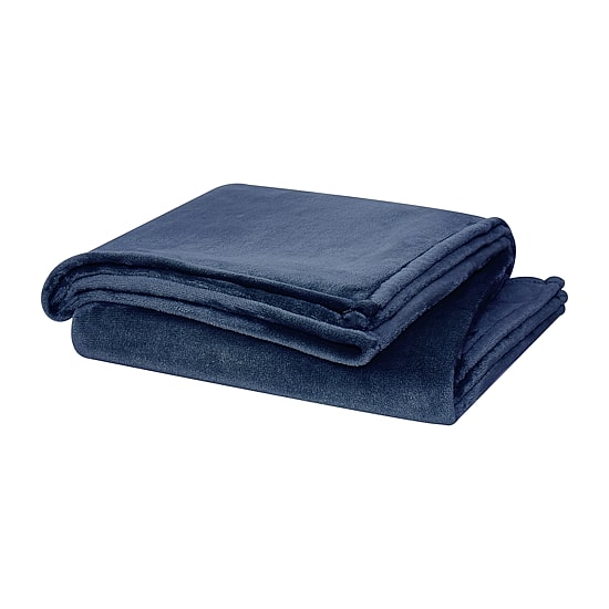 Cannon Solid Plush Throw