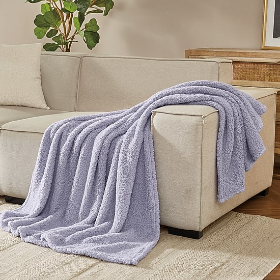 Brooklyn Loom Marshmallow Sherpa Throw
