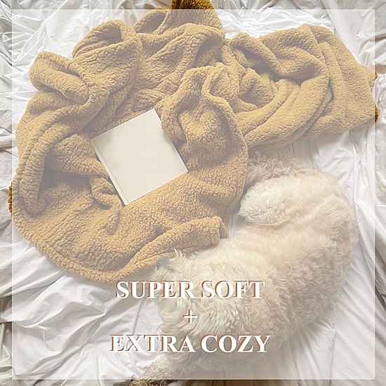 Brooklyn Loom Marshmallow Sherpa Throw