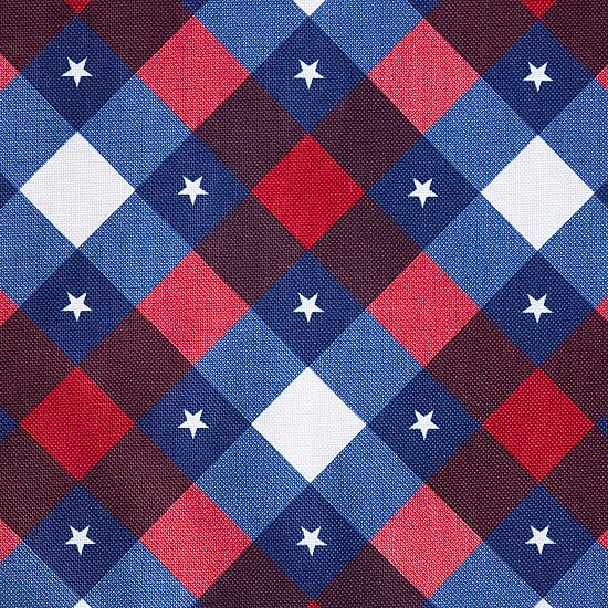 Town And Country Patriotic Plaid 4 Pack Placemat