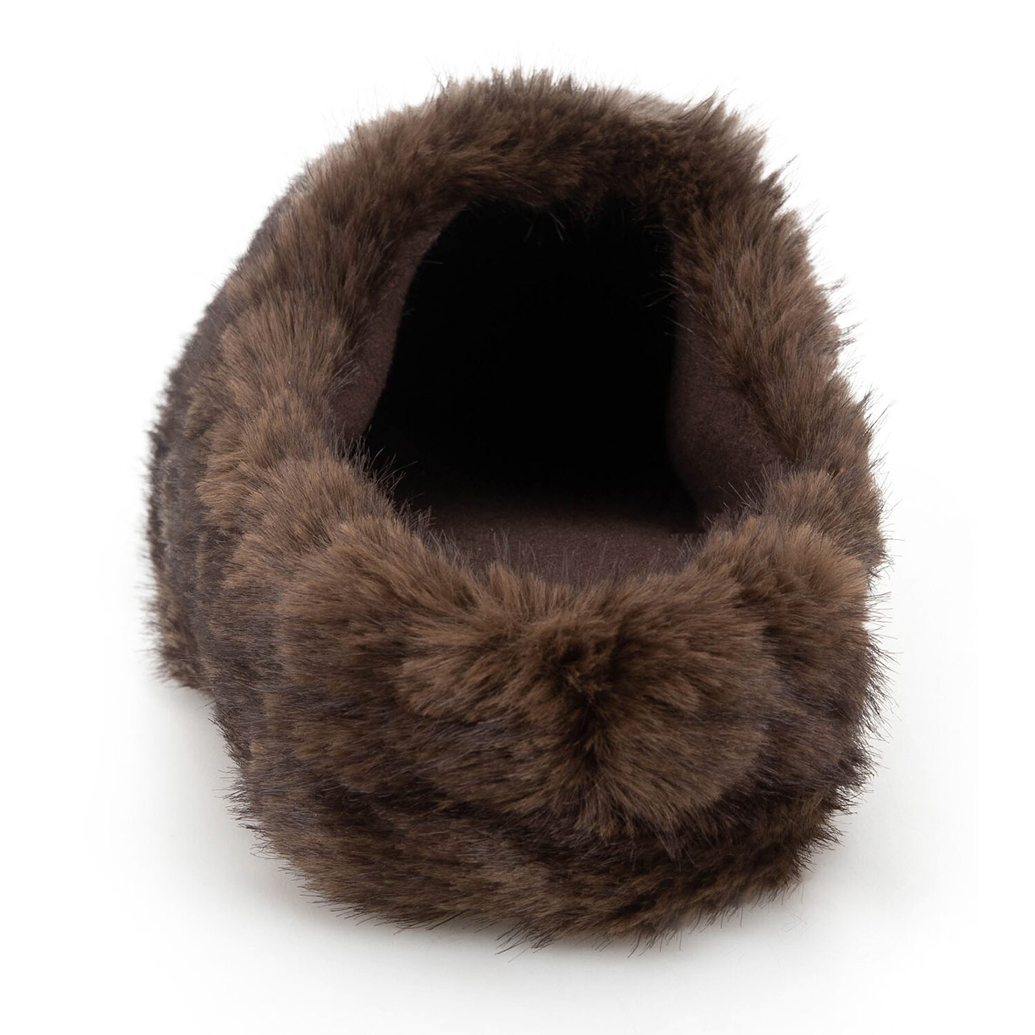 Isotoner Textured Fur Womens Clog Slippers