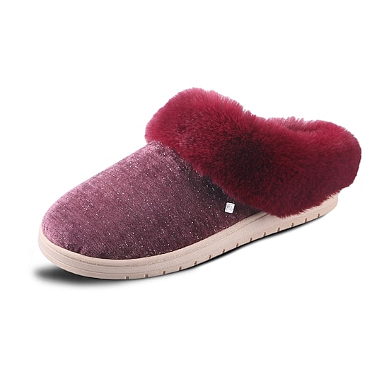 Isotoner Lurex Womens Clog Slippers
