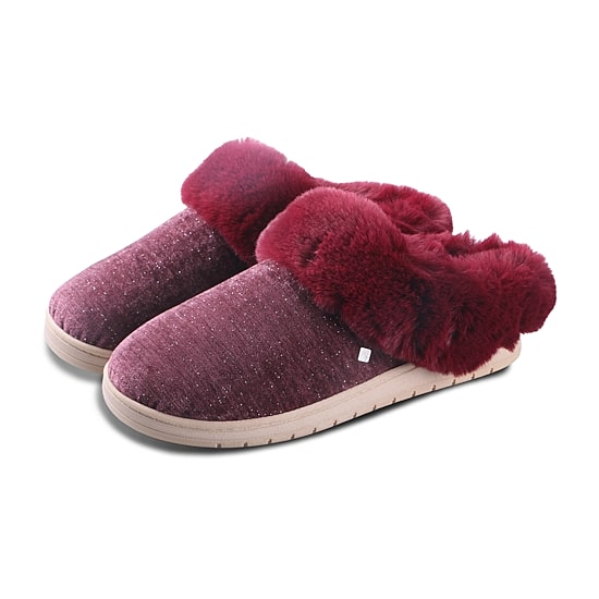 Isotoner Lurex Womens Clog Slippers
