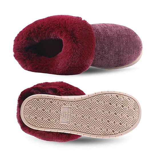 Isotoner Lurex Womens Clog Slippers