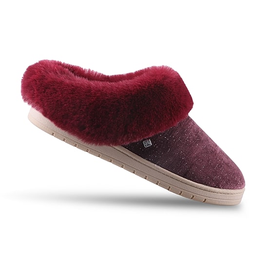 Isotoner Lurex Womens Clog Slippers