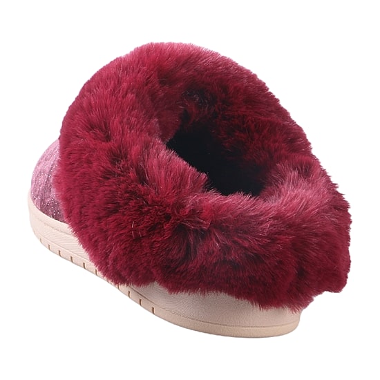 Isotoner Lurex Womens Clog Slippers