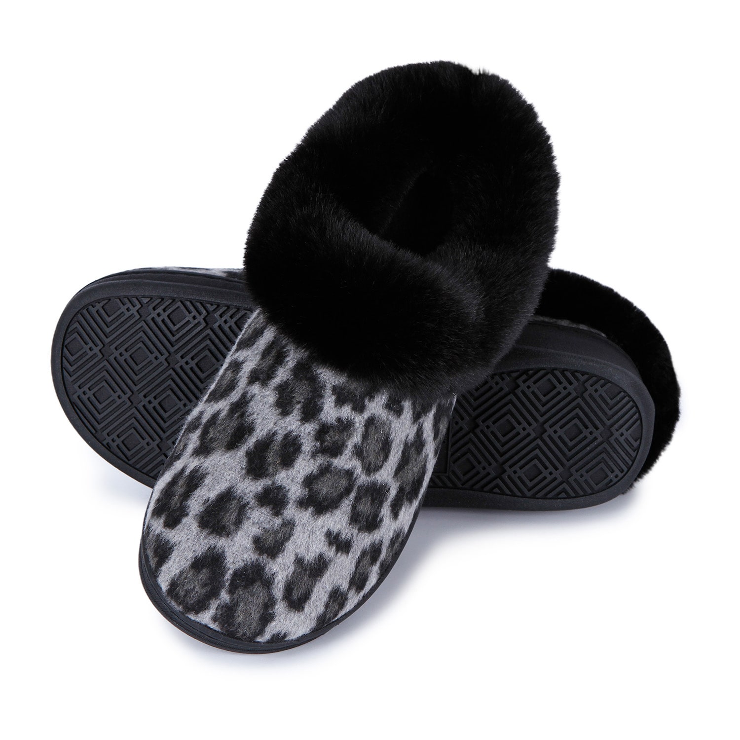Isotoner Brushed Womens Memory Foam Clog Slippers