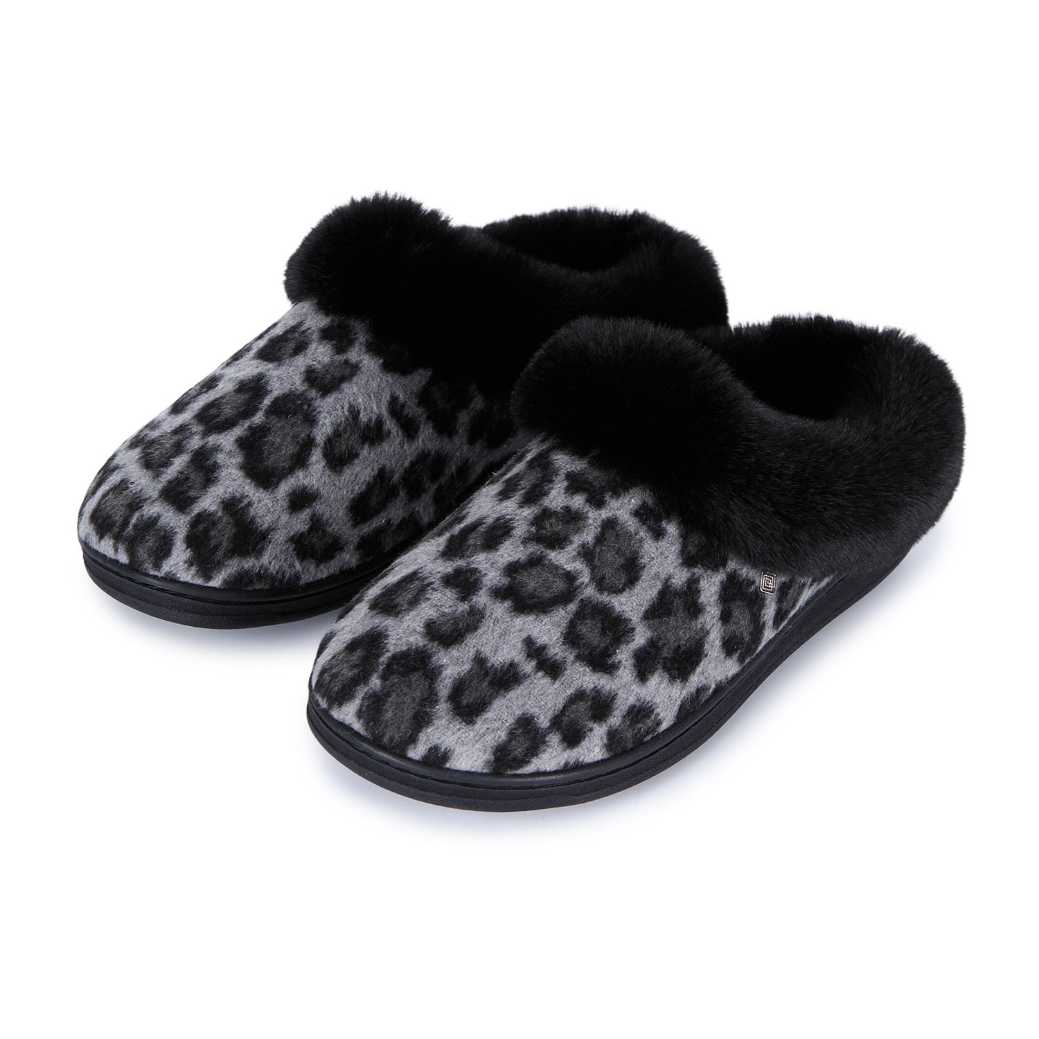 Isotoner Brushed Womens Memory Foam Clog Slippers