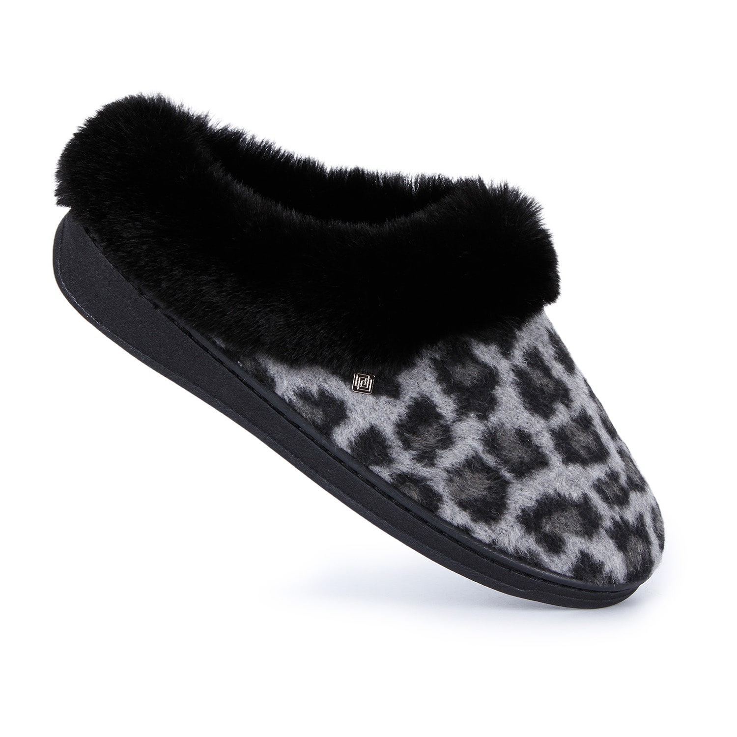 Isotoner Brushed Womens Memory Foam Clog Slippers