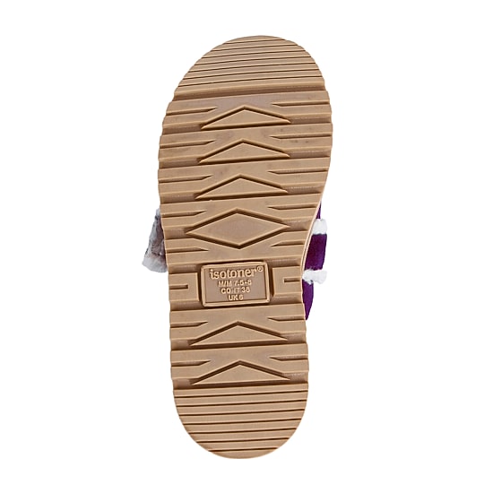 Isotoner Buckle Scuff Womens Slip-On Slippers