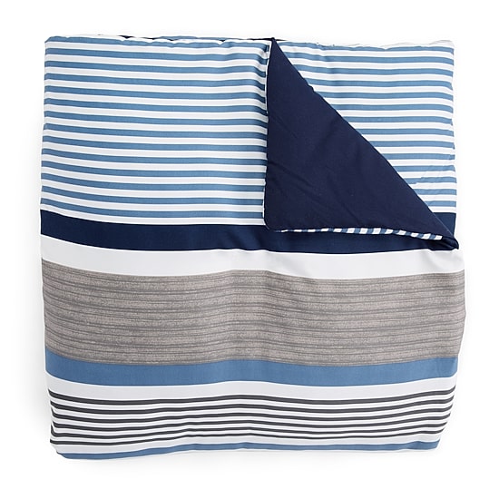 Home Expressions Morgan Stripe Complete Bedding Set with Sheets