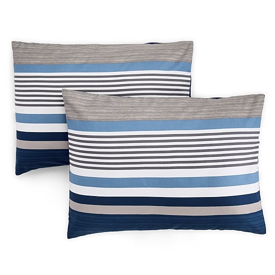 Home Expressions Morgan Stripe Complete Bedding Set with Sheets