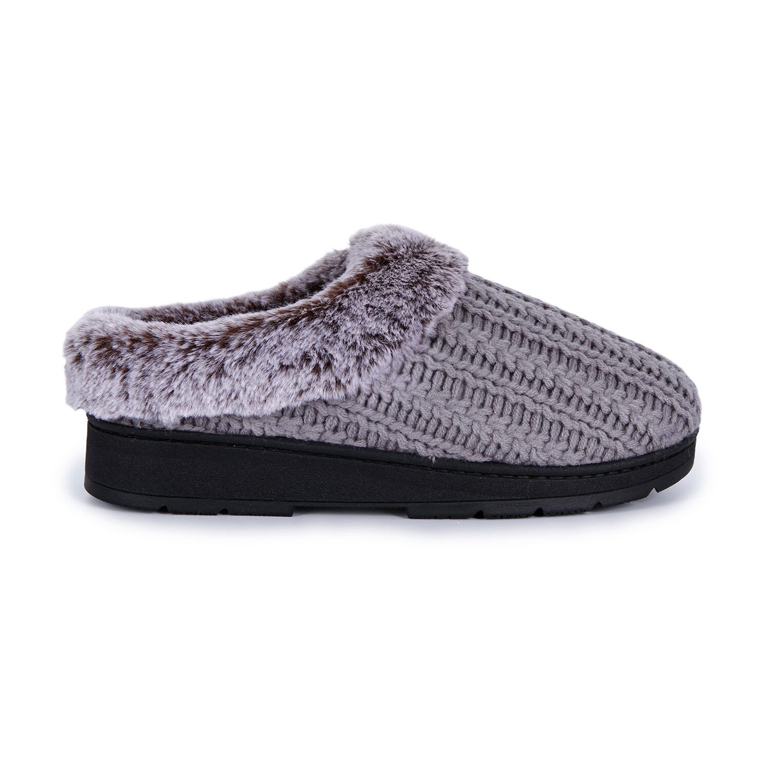 Isotoner Cable Knit Womens Clog Slippers