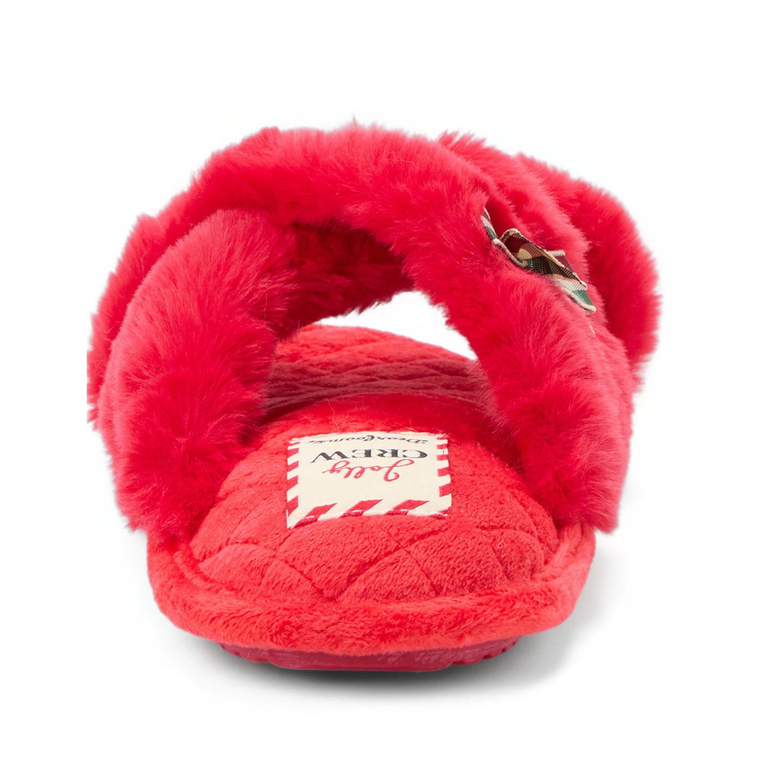Dearfoams Mama Fur Womens Slip-On Slippers