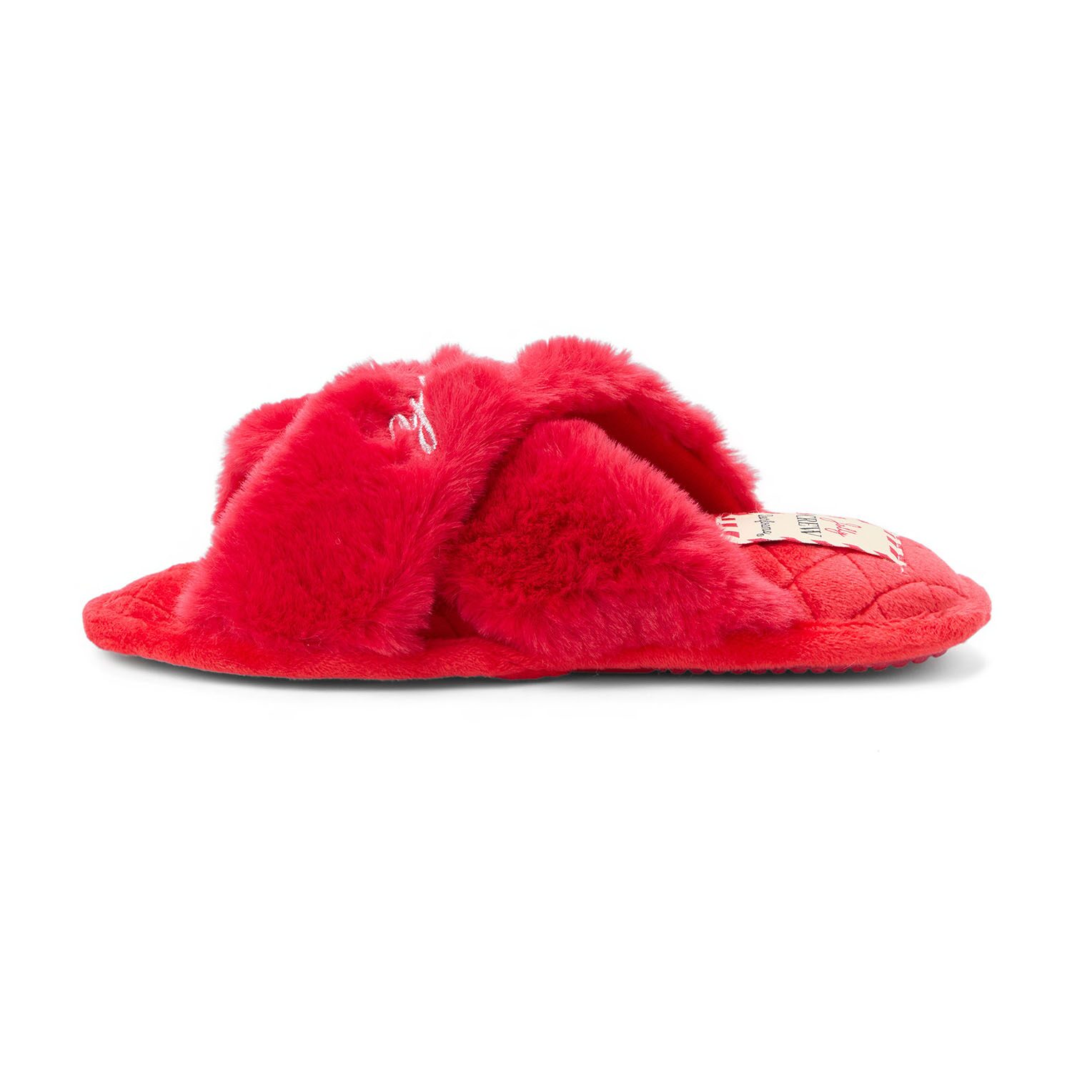 Dearfoams Mama Fur Womens Slip-On Slippers