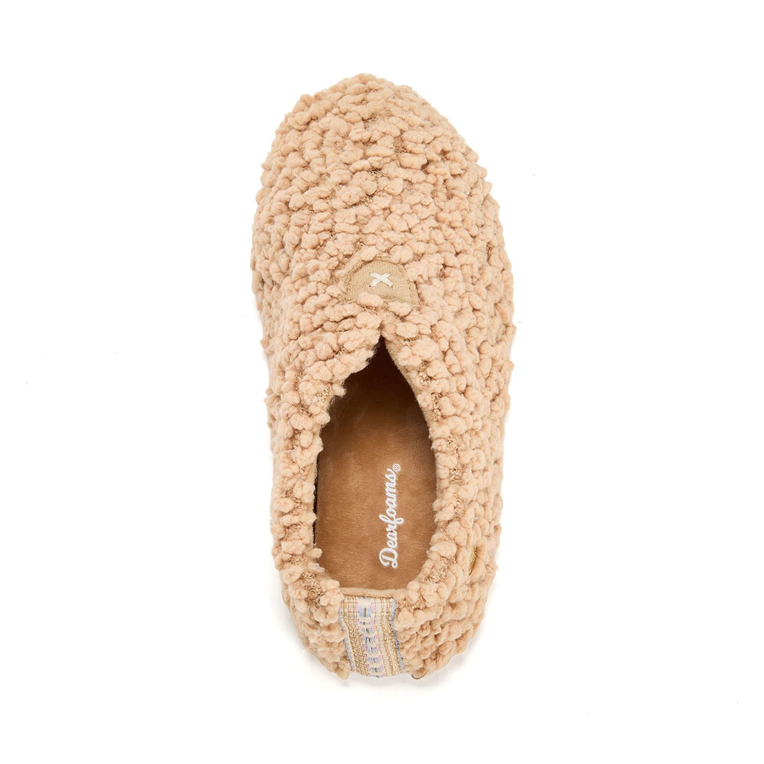 Dearfoams Lounge Slipper Sock Womens Slip-On Slippers