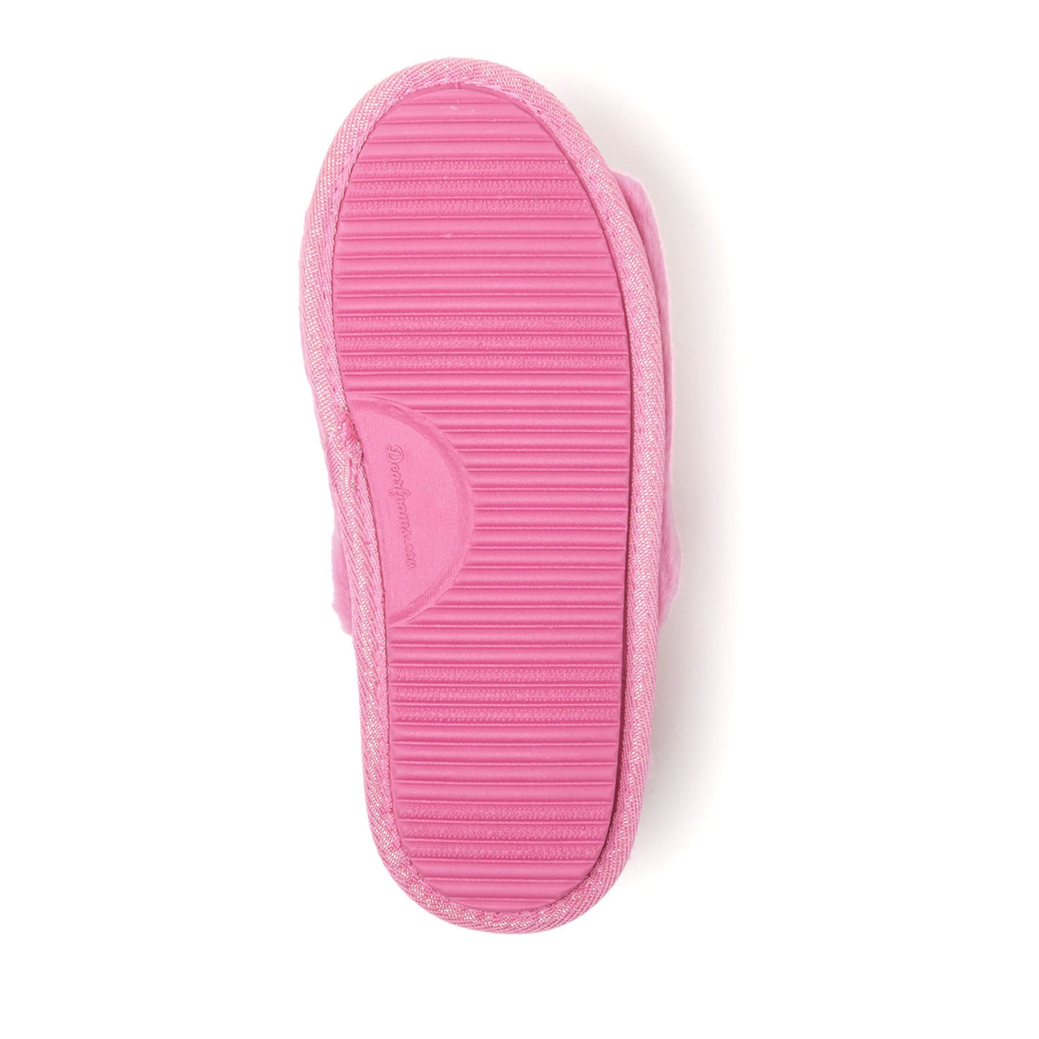 Dearfoams Lane Bridal Womens Slip-On Slippers