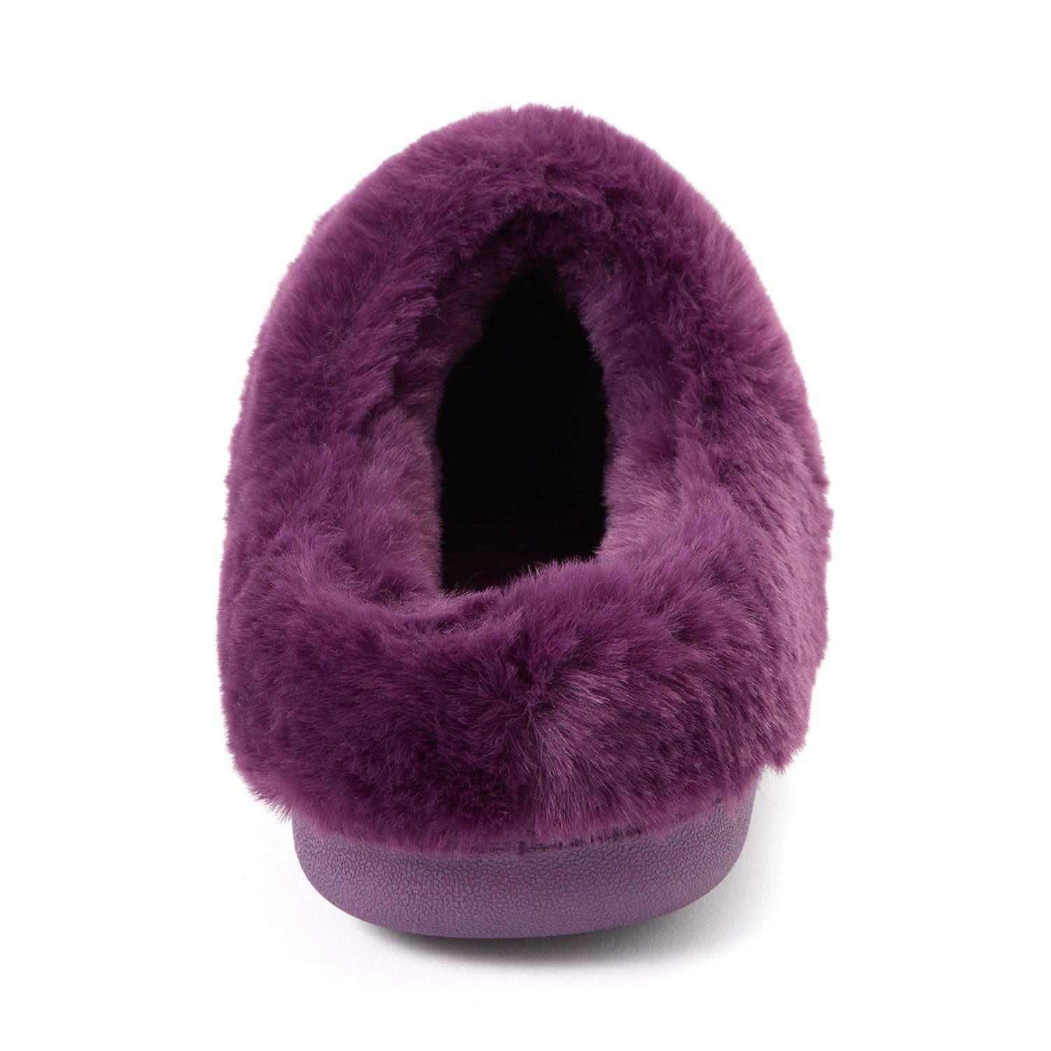Dearfoams Claire Cable Knit Chenille Womens Memory Foam Clog Slippers