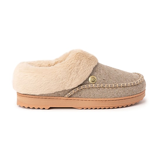 Dearfoams Nyla Moc Toe Womens Moccasin Slippers