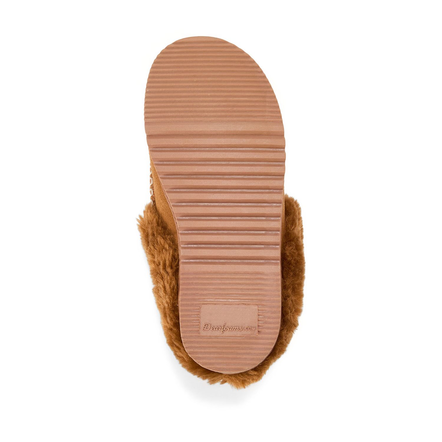 Dearfoams Blaine Genuine Suede Womens Clog Slippers