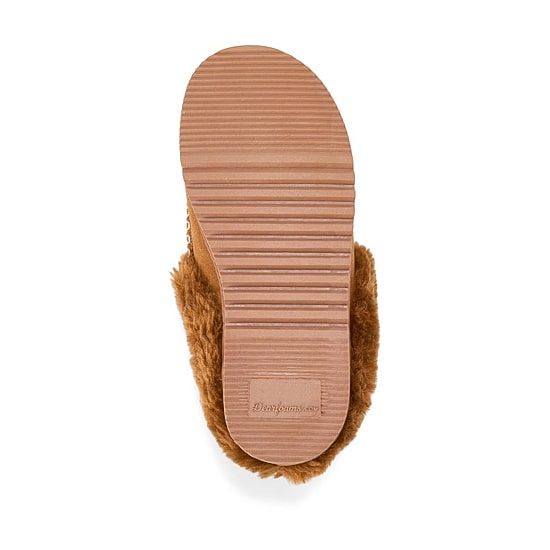 Dearfoams Blaine Genuine Suede Womens Clog Slippers