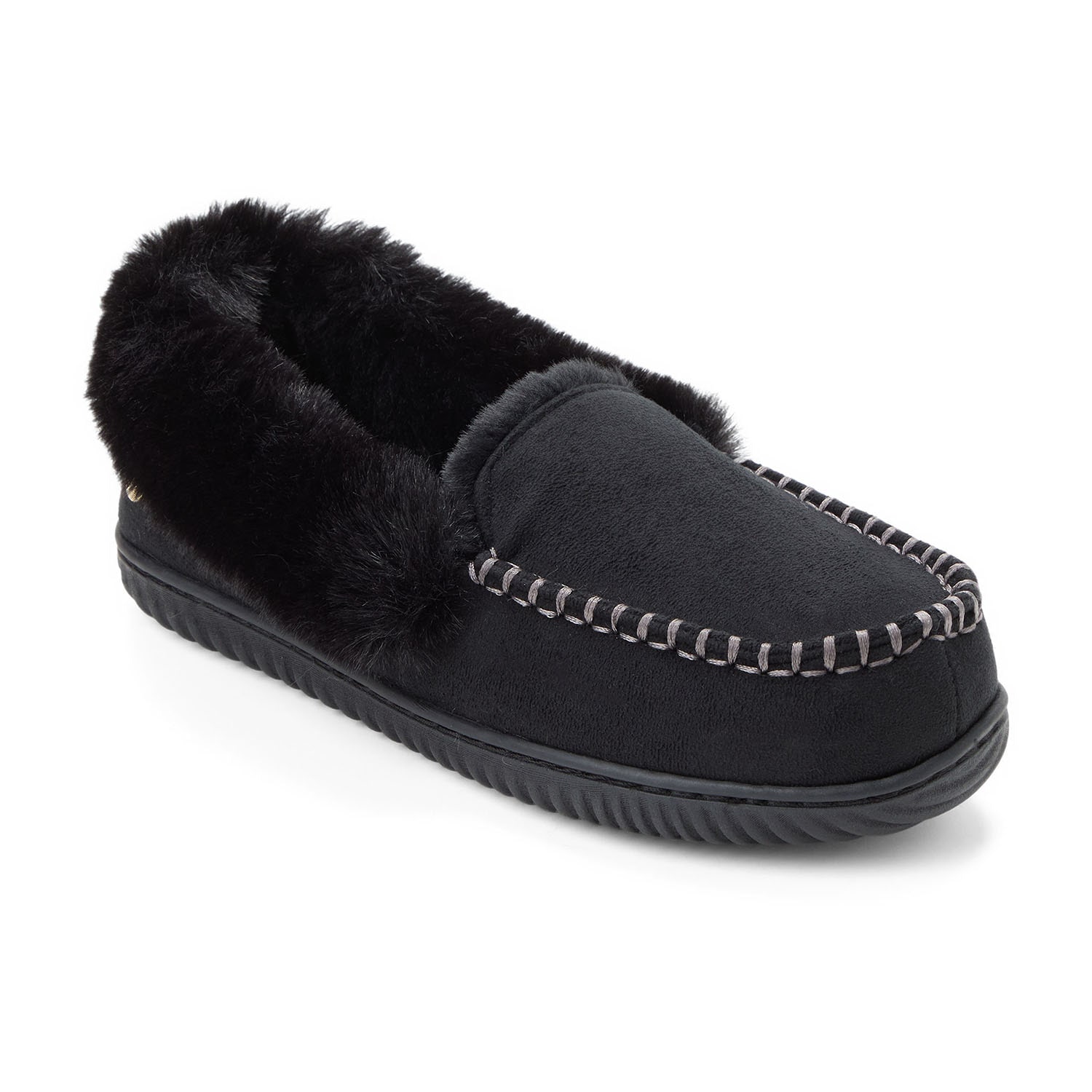 Dearfoams Ryland Cabin Moc Womens Moccasin Slippers