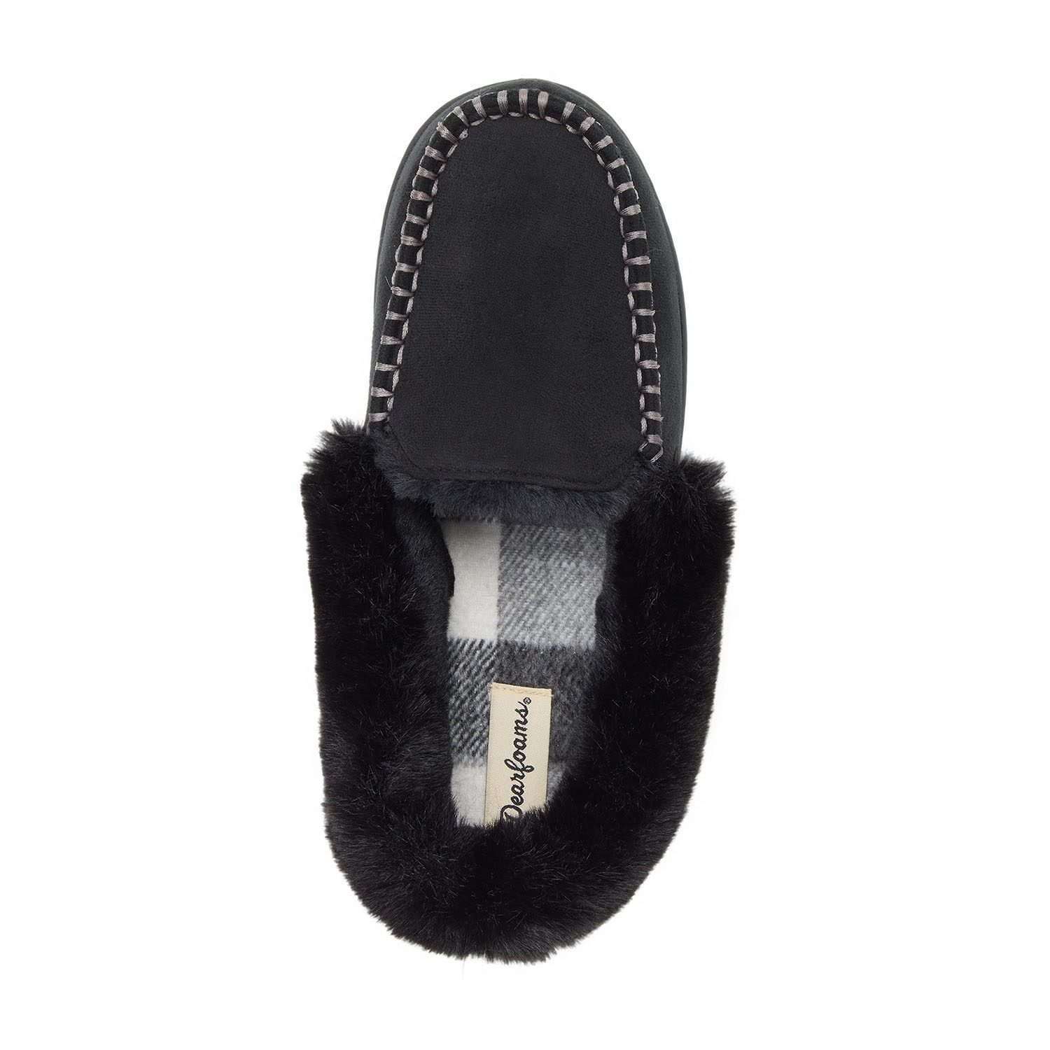 Dearfoams Ryland Cabin Moc Womens Moccasin Slippers
