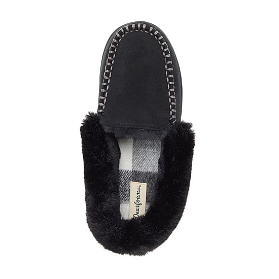 Dearfoams Ryland Cabin Moc Womens Moccasin Slippers