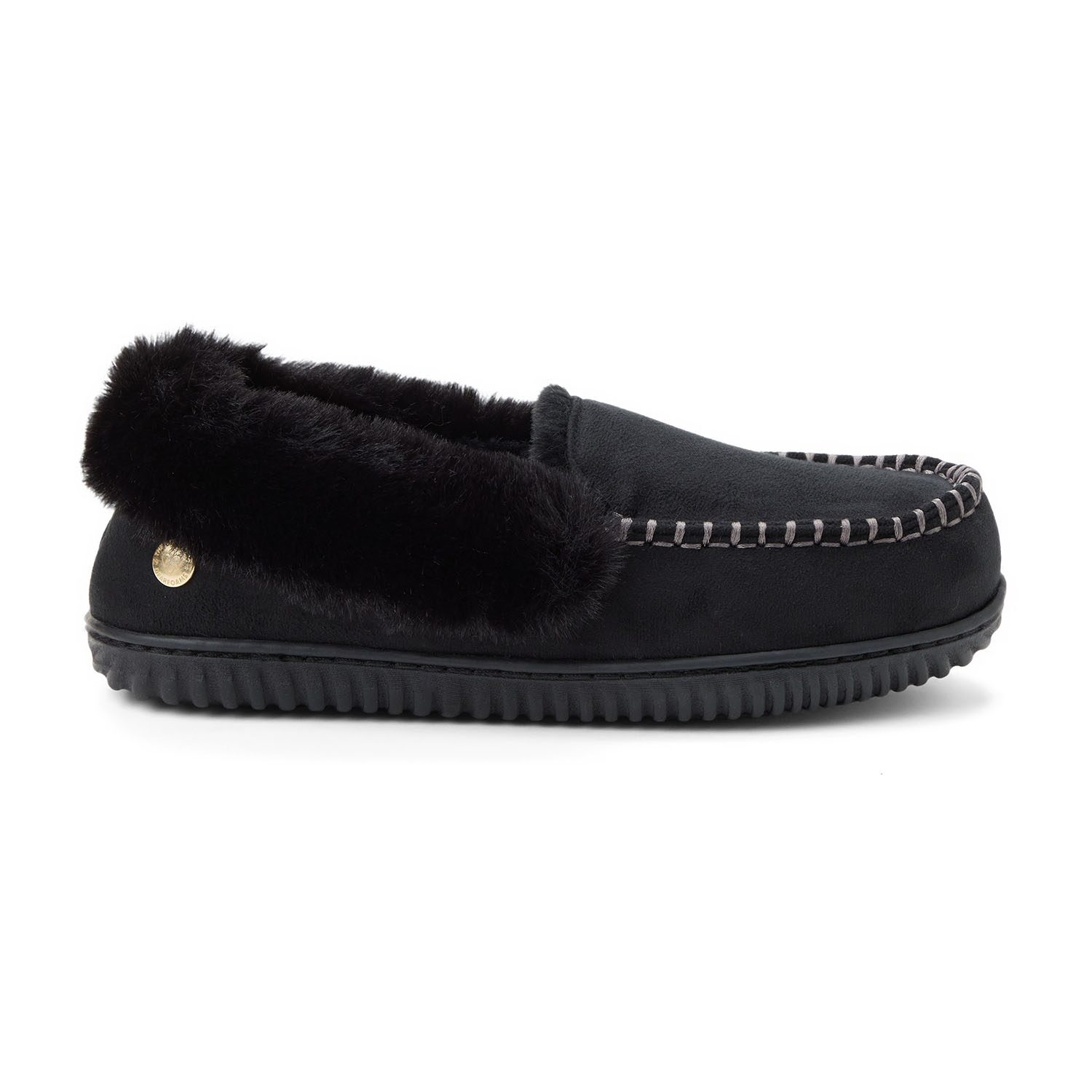 Dearfoams Ryland Cabin Moc Womens Moccasin Slippers