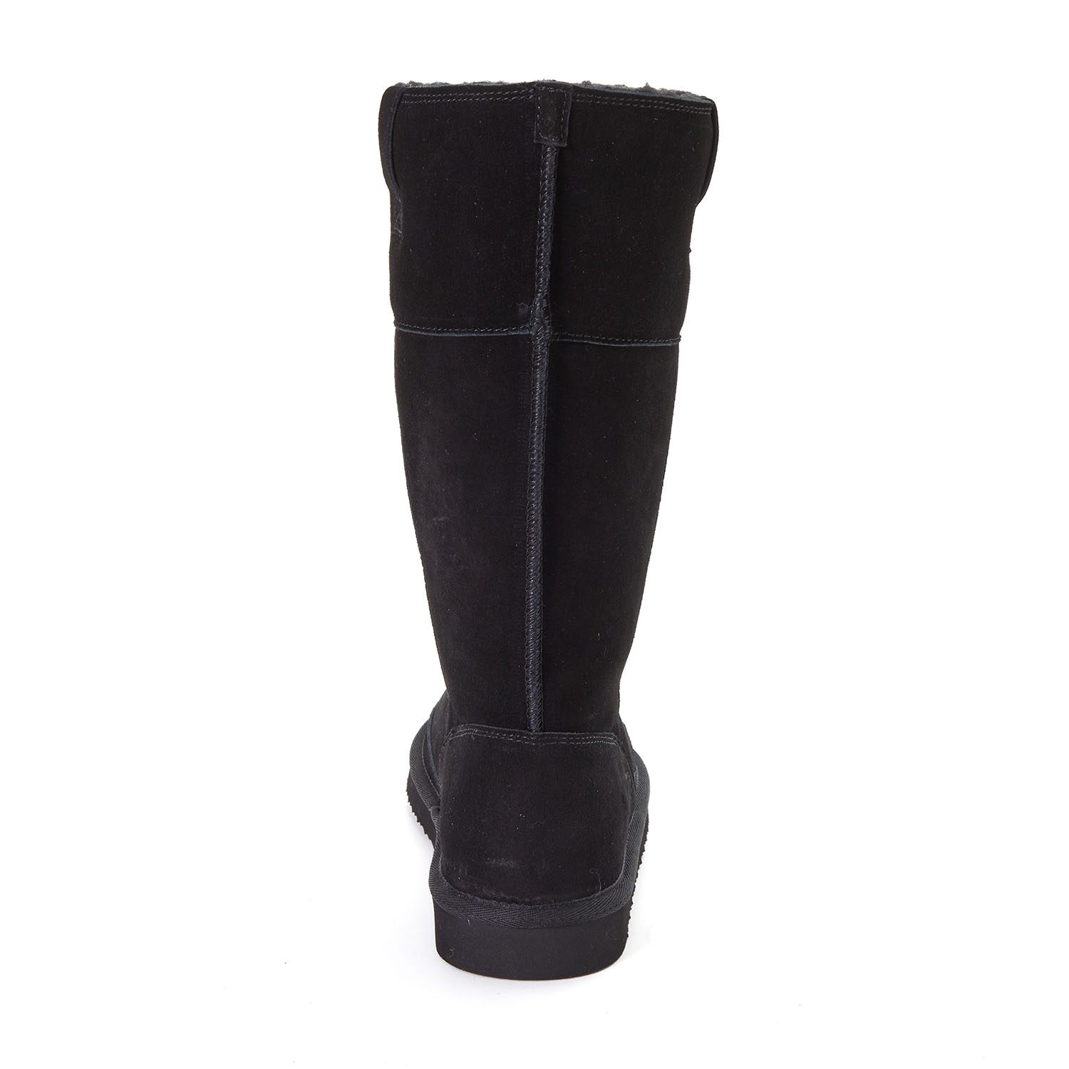 Dearfoams Rayna Genuine Suede Womens Bootie Slippers