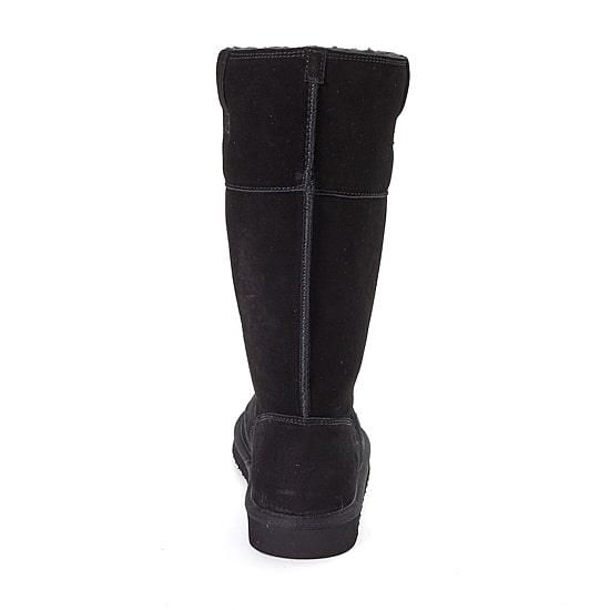 Dearfoams Rayna Genuine Suede Womens Bootie Slippers