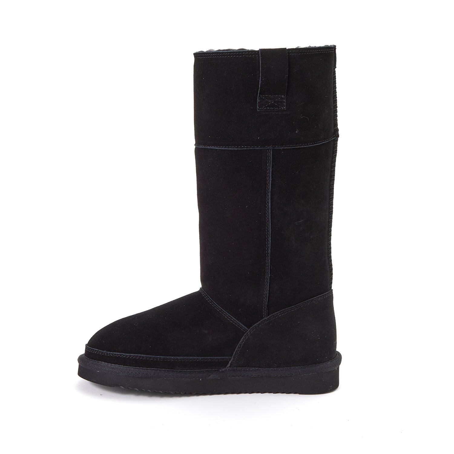 Dearfoams Rayna Genuine Suede Womens Bootie Slippers