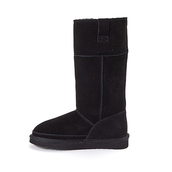 Dearfoams Rayna Genuine Suede Womens Bootie Slippers