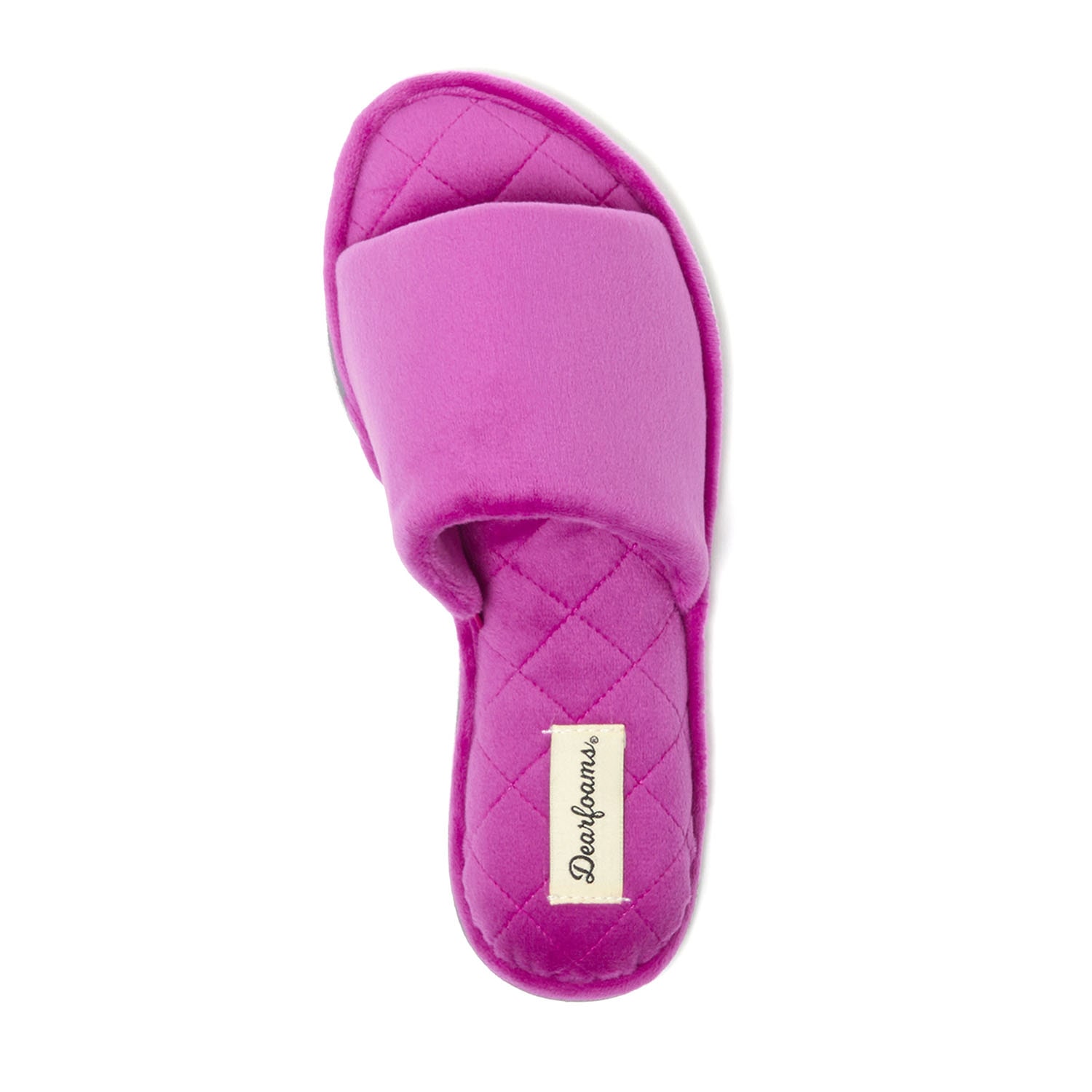 Dearfoams Beatrice Velour Womens Slip-On Slippers