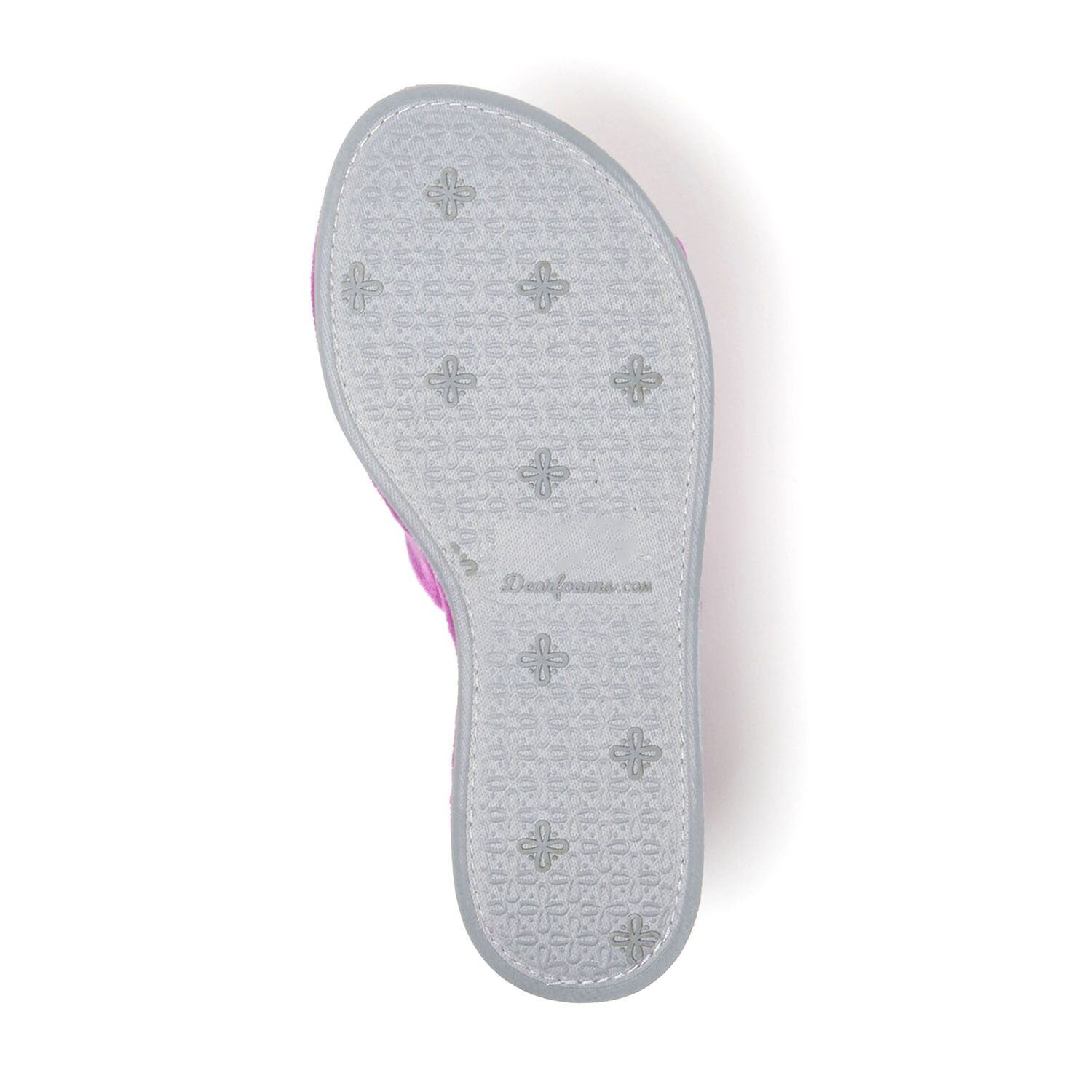 Dearfoams Beatrice Velour Womens Slip-On Slippers