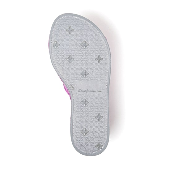 Dearfoams Beatrice Velour Womens Slip-On Slippers