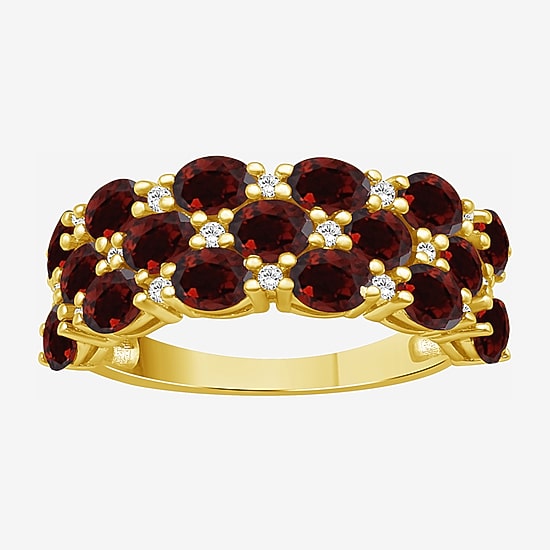 (I-J / I2-I3) Womens 2MM 1/8 CT. T.W. Genuine Gemstone 10K Gold Band