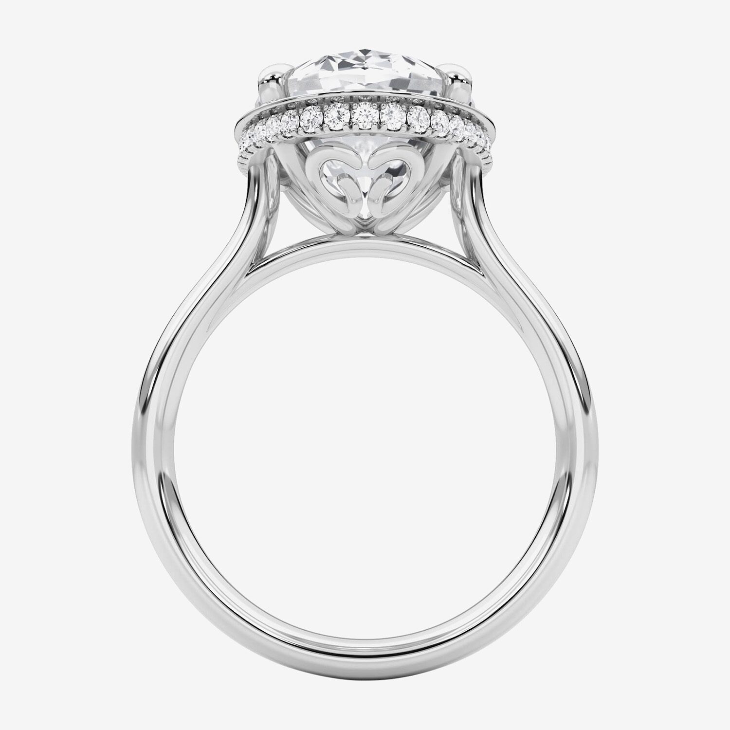 Grown Gorgeous (F / Vs2) Womens 5 3/4 CT. T.W. Lab White Diamond 14K Gold Oval Engagement Ring