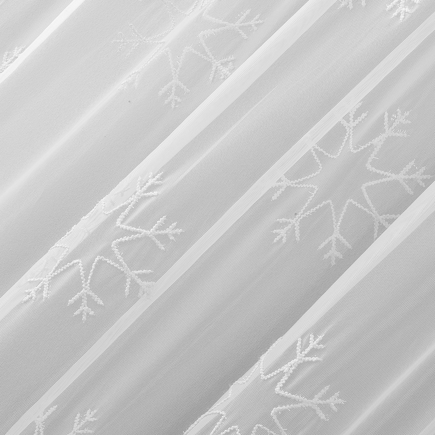 No 918 Crystal Rod Pocket Sheer Set of 2 Curtain Panel