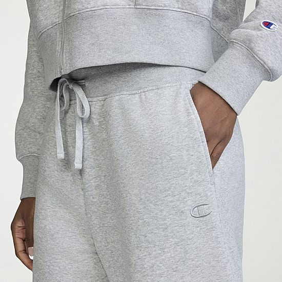 Champion Womens Wide Leg Mid Rise Regular Fit Fleece Sweatpant