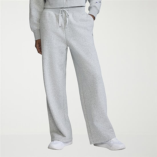 Champion Womens Wide Leg Mid Rise Regular Fit Fleece Sweatpant