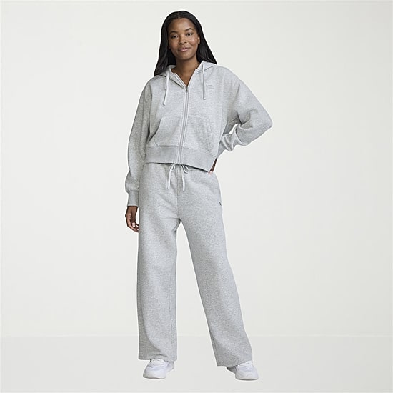 Champion Womens Wide Leg Mid Rise Regular Fit Fleece Sweatpant