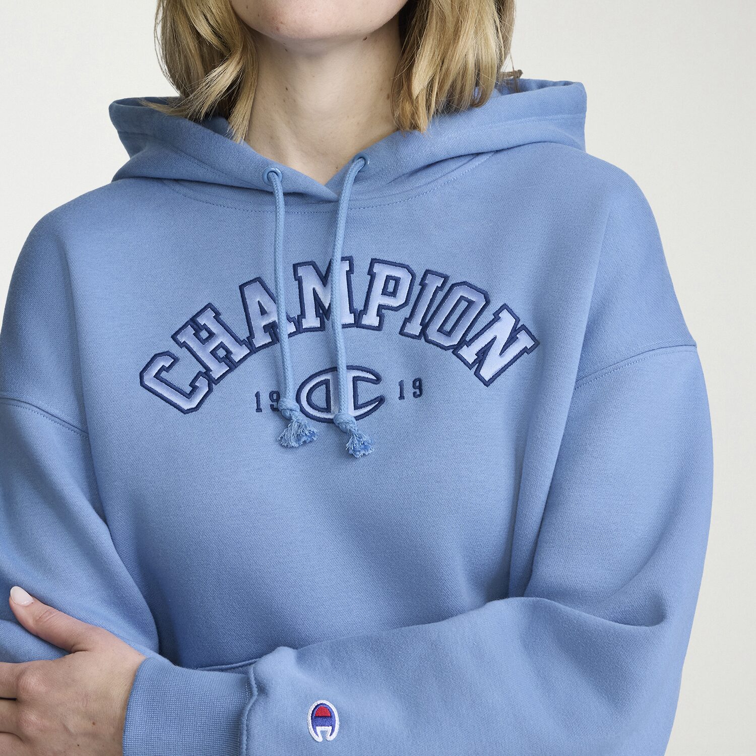 Champion Womens Long Sleeve Fleece Zipper Active Hoodie