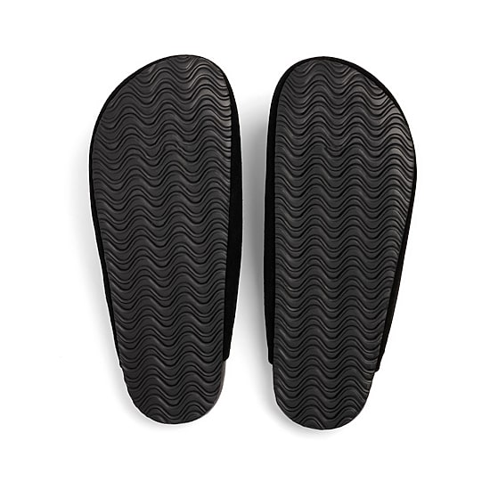 Dearfoams Falan Genuine Suede Scuff Womens Slip-On Slippers