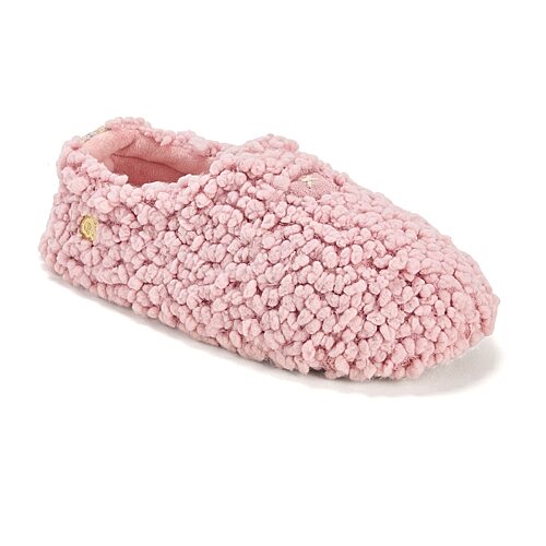 Dearfoams Lounge Slipper Sock Womens Slip-on Slippers In Pink