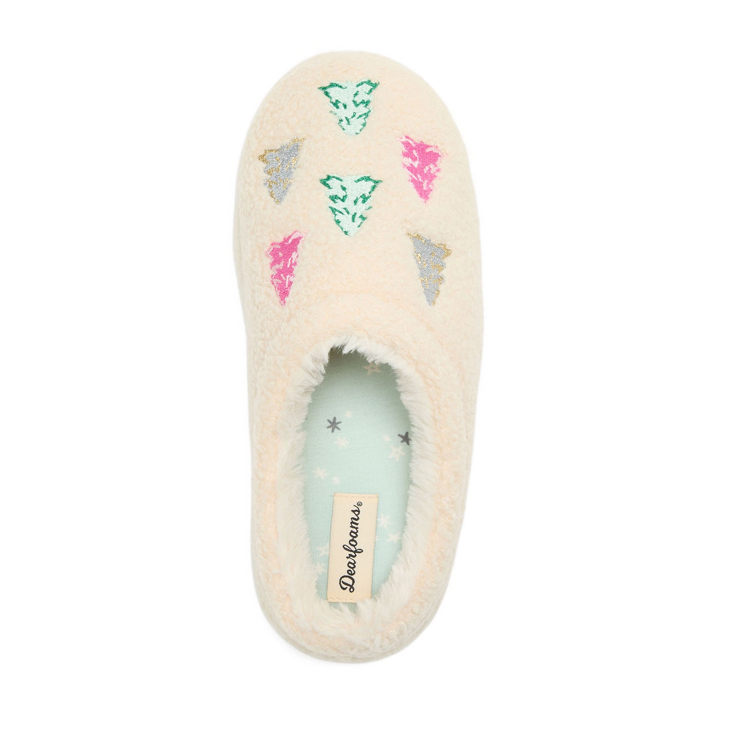 Dearfoams Holiday Novelty Womens Clog Slippers
