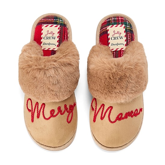 Dearfoams Cozy Women'S Scuff Womens Slip-On Slippers